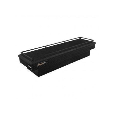 Camlocker 71in Crossover Truck Tool Box, Rail, Extra Deep & Wide, Matte Black Aluminum KS71XDWRLMB